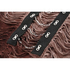 Darkinlove Women's Punk Ripped Tie-Dye Tank Top