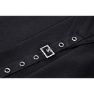 Darkinlove Women's Punk Rock Asymmetric Short Pleated Skirt