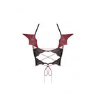 Darkinlove Women's Punk Rock Bat Wings Backless Crop Top