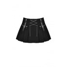 Darkinlove Women's Punk Rock Mental Chain Mini Pleated Skirt