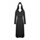 Darkinlove Women's Punk Ruffled Jacket with Hood