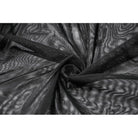 Darkinlove Women's Punk Sheer Mesh Bodysuit with Hood