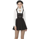 Darkinlove Women's Punk Star Chain Suspender Skirts