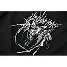 Darkinlove Women's Punk Star Studs Bat Ear Hoodie