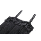 Darkinlove Women's Punk Strap Distressed Party Slip Dress