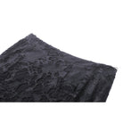 Darkinlove Damen Punk-Trägerrock mit Rissen und Schlitz