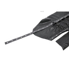 Darkinlove Women's Punk Straps Diagonal Zipper Faux Leather Vest