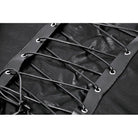 Darkinlove Women's Punk Straps Diagonal Zipper Faux Leather Vest