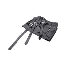 Darkinlove Women's Punk Straps Faux Leather Short Skirt