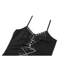 Darkinlove Women's Punk Studded Chain Camisole