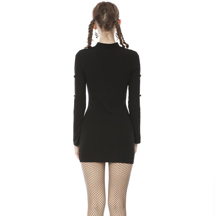 Darkinlove Women's Sexy Cutout Black Bodycon Dress
