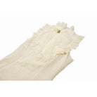 Darkinlove Women's Steampunk Irregular Ruffled Beige Honeymoon Dress