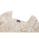 Darkinlove Women's Steampunk Ruffles Tie-Dye Crop Top