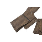 Darkinlove Women's Steampunk Utility Vest with Cargo Pockets