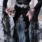 Darkinlove Women's Velour and Lace Goth mermaid Skirt