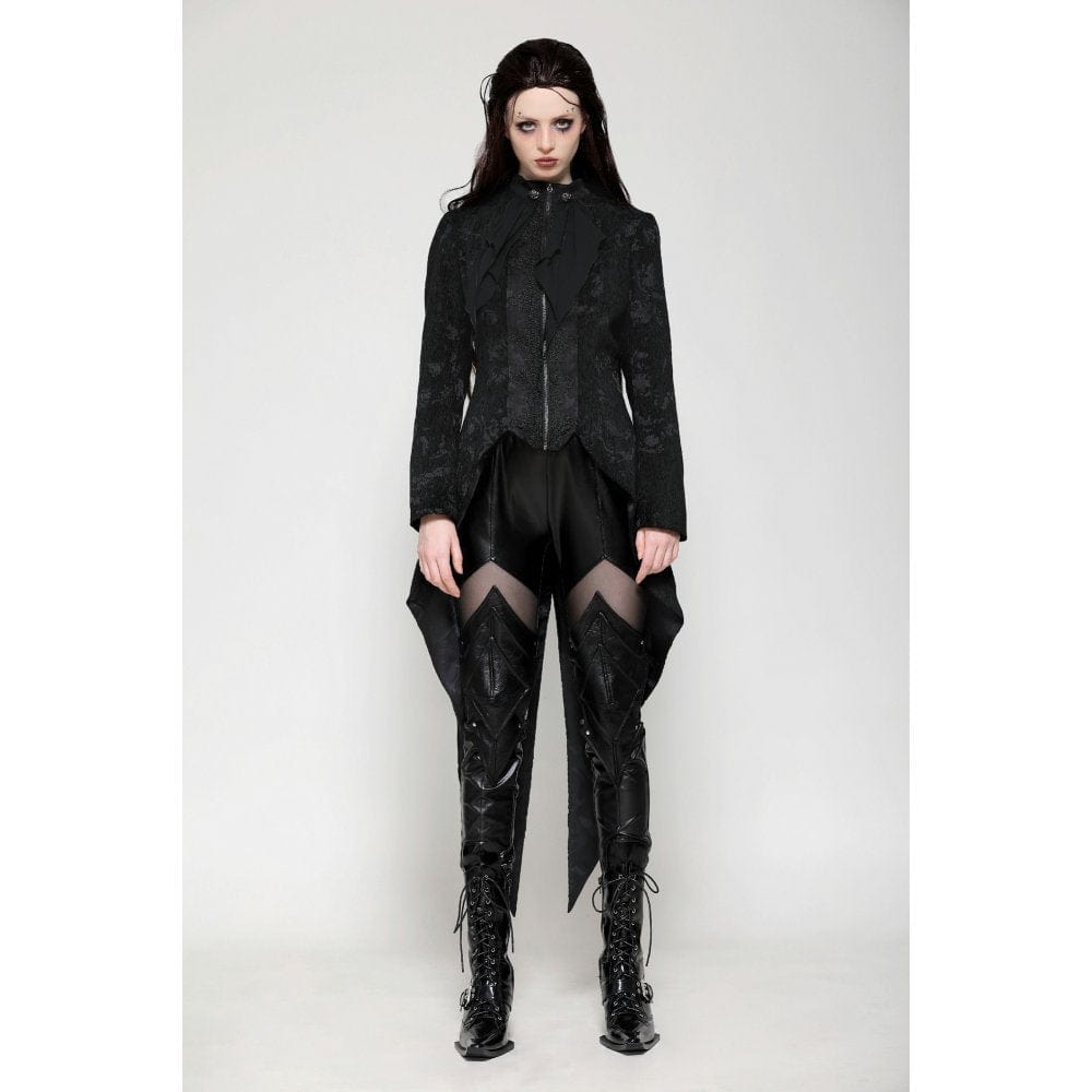 Darkinlove Women's Vintage Gothic Swallow-tailed Jacket