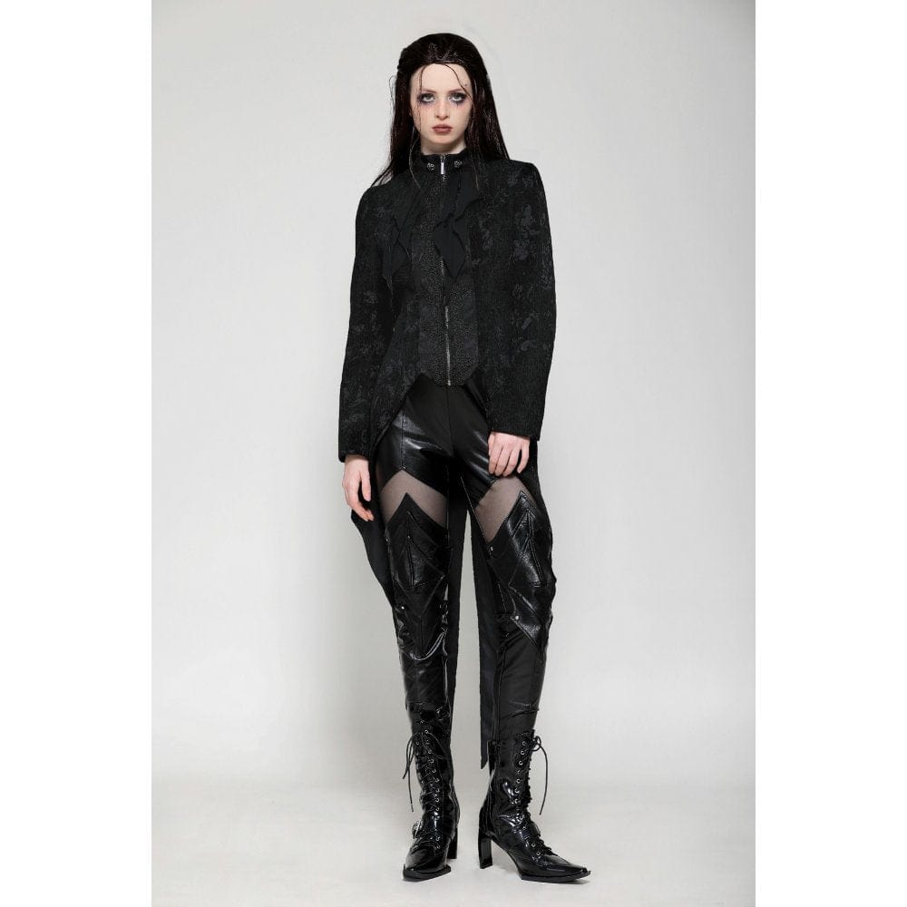 Darkinlove Women's Vintage Gothic Swallow-tailed Jacket