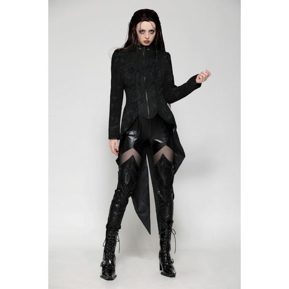 Darkinlove Women's Vintage Gothic Swallow-tailed Jacket