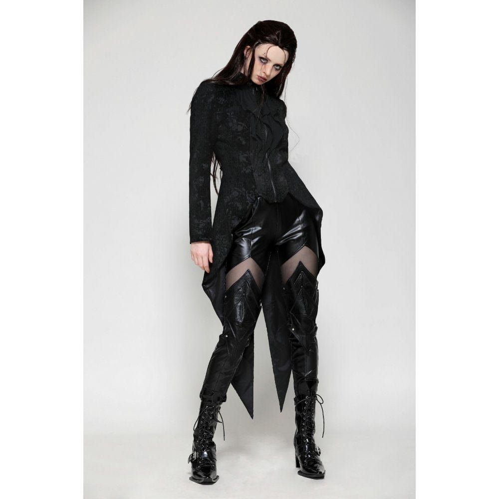 Darkinlove Women's Vintage Gothic Swallow-tailed Jacket