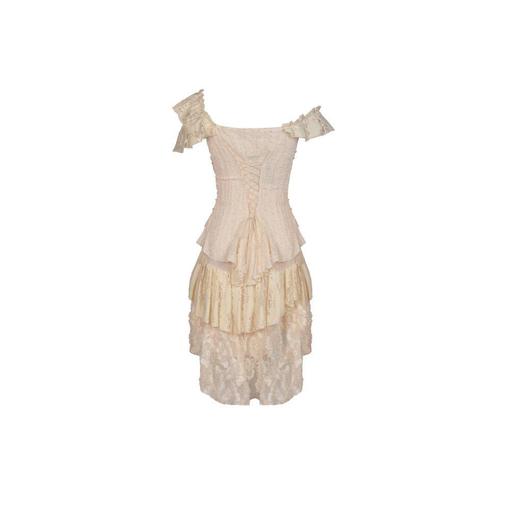 Women's Vintage Lace Multi-layered Dresses Punk Design Women's Vintage Lace Multi-layered Dresses Punk Design