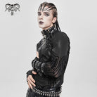 DEVIL FASHION Men's Cyberpunk Circuit Board Printed Shirt