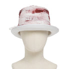 DEVIL FASHION Men's Gothic Bandage-Wrapped Streamers Top Hat White