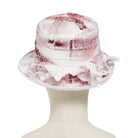 DEVIL FASHION Men's Gothic Bandage-Wrapped Streamers Top Hat White