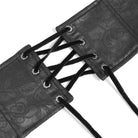 DEVIL FASHION Men's Gothic Bat Embroidered Cross Girdle