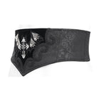 DEVIL FASHION Men's Gothic Bat Embroidered Cross Girdle
