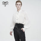 DEVIL FASHION Gothic-Hüftgürtel für Herren mit geflochtener Schnalle