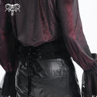 DEVIL FASHION Men's Gothic Buckle-up Cross Chain Girdle