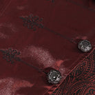 DEVIL FASHION Herrenweste im Gothic-Stil mit geprägten Federn