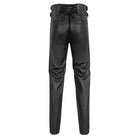 DEVIL FASHION Men's Gothic High-waisted Chain Pants