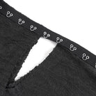 DEVIL FASHION Men's Gothic Irregular Eyelet Strap Lace-up T-shirt