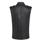 DEVIL FASHION Men's Gothic Irregular Studded Lace-up Vest
