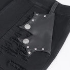 DEVIL FASHION Men's Gothic Ripped Tassels Pants