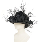 DEVIL FASHION Men's Gothic Rose Leaf Branch Hat