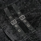 Chaleco gótico de cuello alto con volantes y botonadura sencilla para hombre de DEVIL FASHION