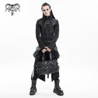 DEVIL FASHION Men's Gothic Skull Rivets Chain Bag