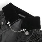 DEVIL FASHION Herren Gothic Quasten Schwalbenschwanzjacke