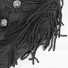 DEVIL FASHION Herren Gothic Quasten Schwalbenschwanzjacke