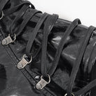 DEVIL FASHION Men's Punk Asymmetric Buckle-up Straps Body Harness