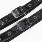 DEVIL FASHION Men's Punk Asymmetric Buckle-up Straps Body Harness