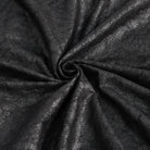 DEVIL FASHION Men's Punk Buckle Splice Faux Leather T-shirt