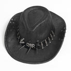DEVIL FASHION Men's Punk Bullet Skull Studded Hat