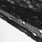 DEVIL FASHION Men's Punk Cut-out Chained Mesh Tank Top