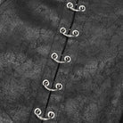 DEVIL FASHION Men's Punk D-ring Buckle Big Pockets Flared Trousers