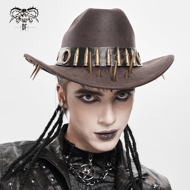 Men's Punk Eyelet Bullet Rivet Hat – Punk Design