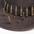 DEVIL FASHION Men's Punk Eyelet Bullet Studded Hat