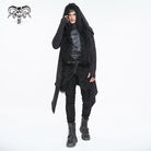 Punk Design Men's Punk Faux Fur Scarf with Hood